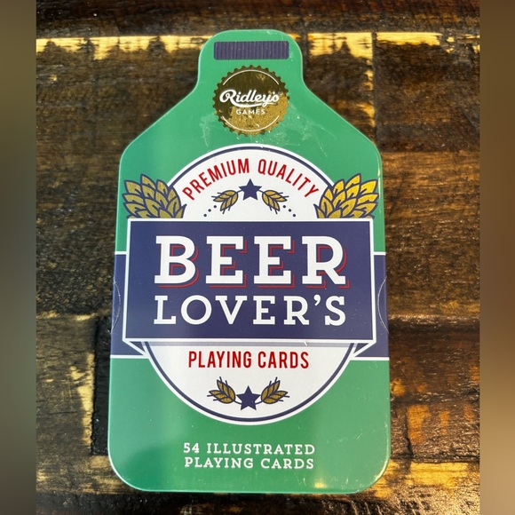 Beer Lover's Playing Cards - Green NWT - Picture 6 of 6